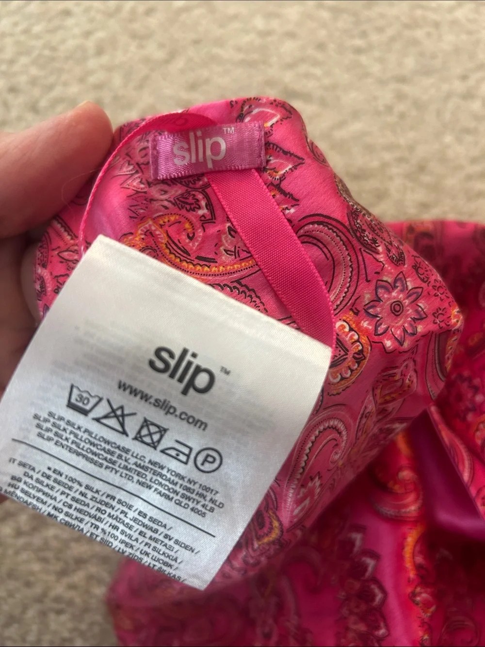 A&O x Slip silk hair wrap